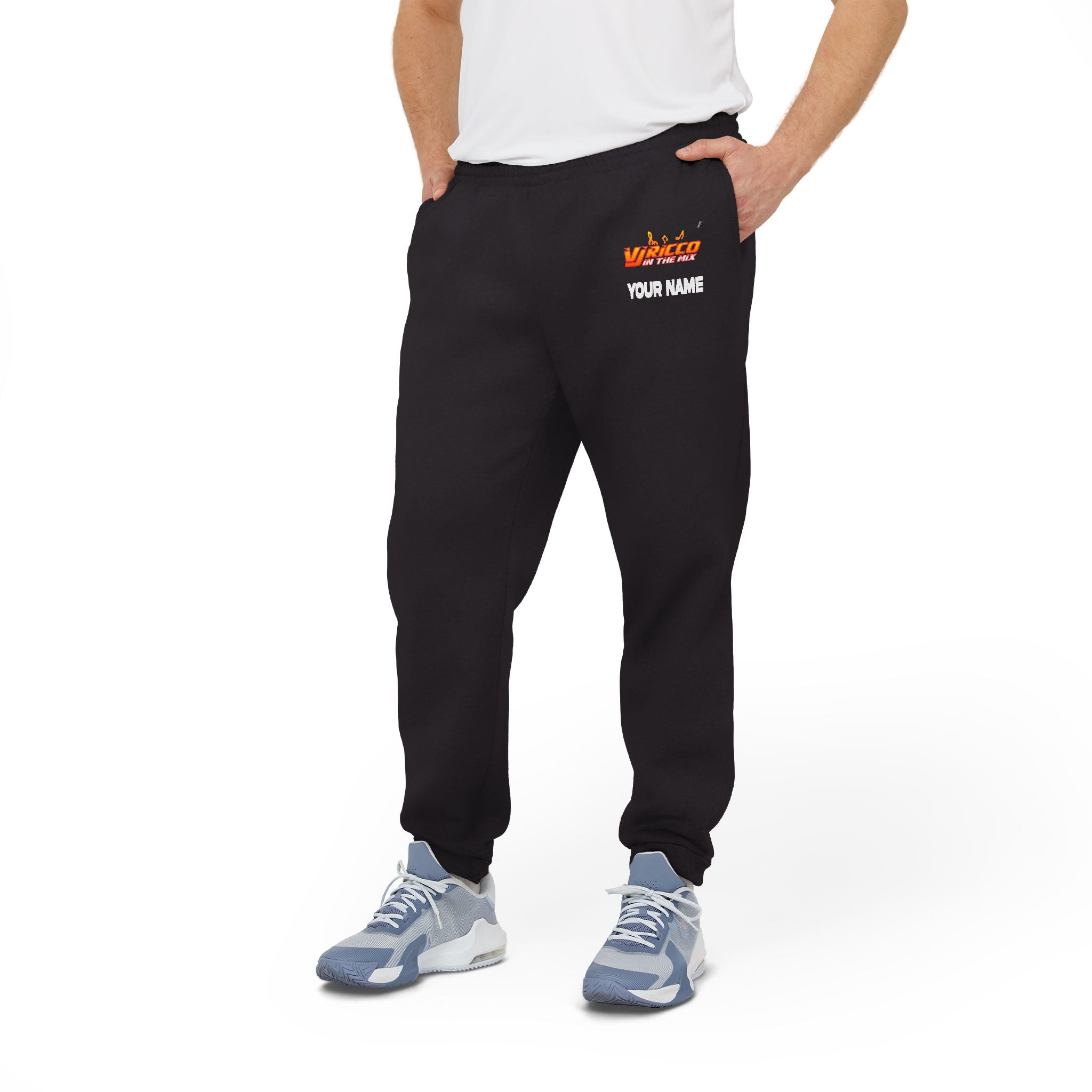 "VJ Ricco"π€ Personalized Adidas Fleece Joggers β Custom Comfort, Street-Ready Style